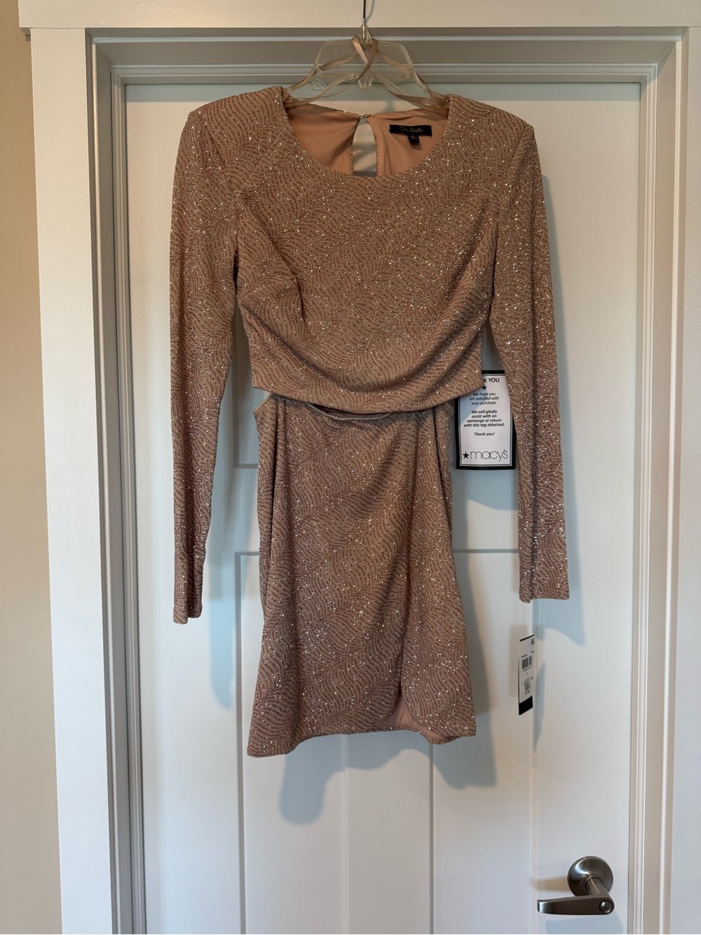Sparkle Two Piece Set  - Nude